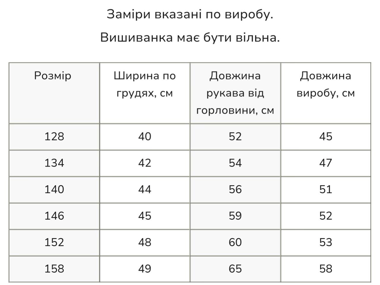 Вишиванка для дівчинки Леся Українка