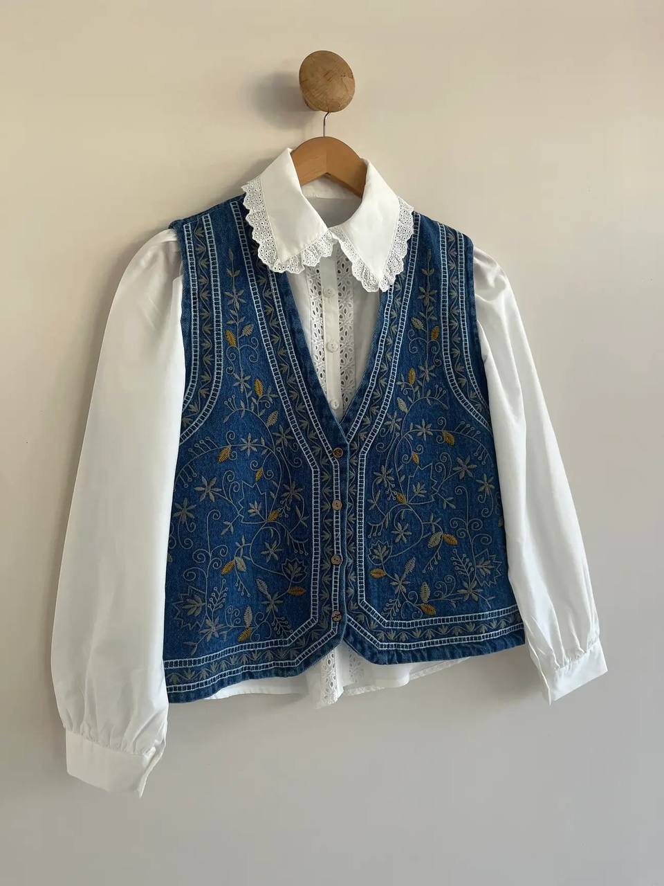 Жилет джинсовий